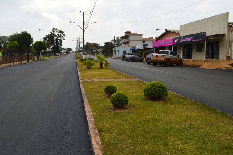 Obras de Asfaltamento são concluídas em Ronda Alta.